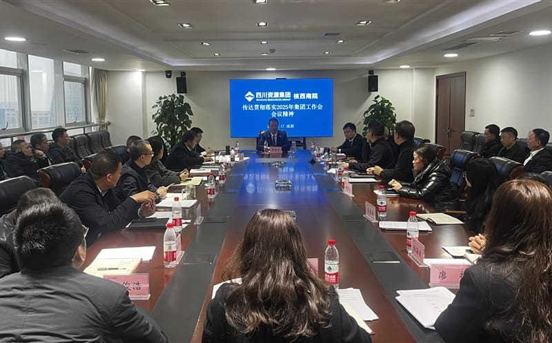 凝心聚力担使命 踔厉高昂谱新篇┃ 核西南院贯彻落实2025年四川凯时凯时首页集团 事情会聚会精神