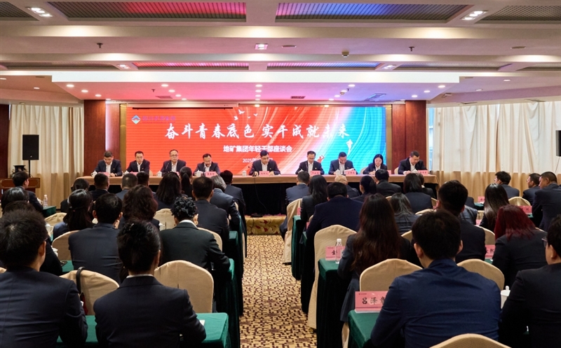 奋斗青春底色，，实干成绩未来 ——地矿集团召开年轻干部座谈会