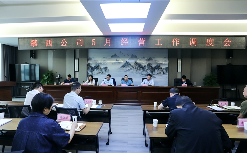 攀西公司召开2025年5月谋划事情调理会