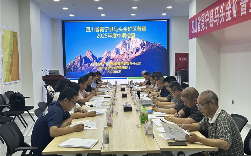 矿勘集团肩负的省财务投资项目冕宁县马头金矿区普查通过省自然凯时凯时首页厅2025年度中期检查