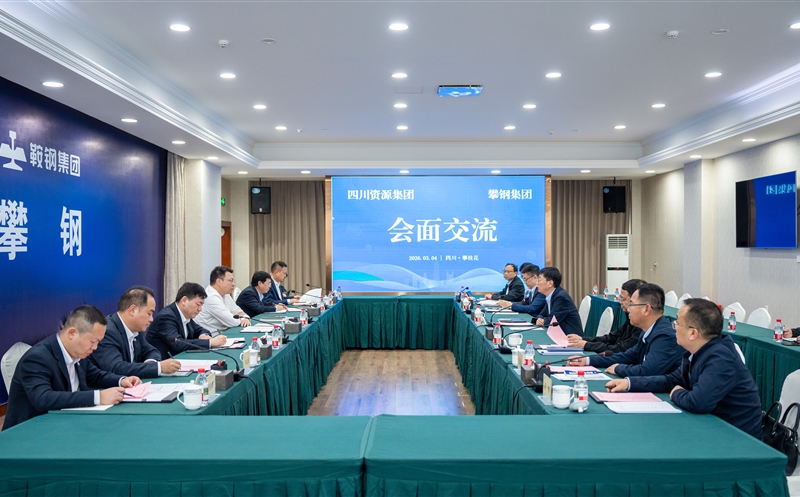 集团与攀钢集团座谈交流