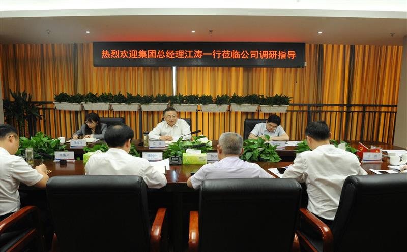 省自然凯时凯时首页投资集团党委副书记、总司理、副董事长江涛一行莅临鑫顺矿业调研指导