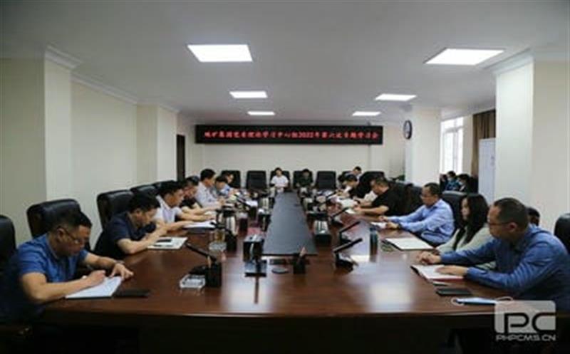 地矿集团召开党委理论中心组学习会深入学习贯彻四川凯时凯时首页2022年半年经济事情推进会精神