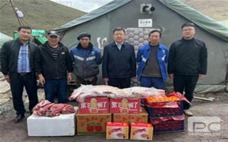 华锋钻探深入项目一线，，，，，，协力攻坚破难题