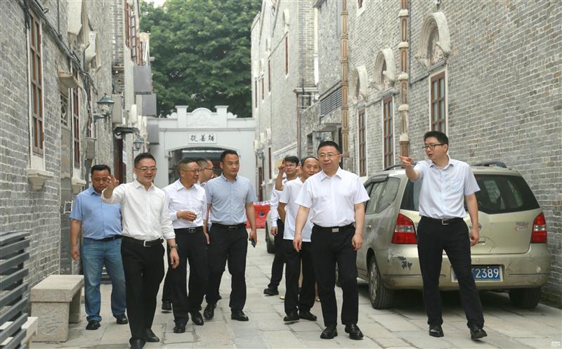 四川凯时凯时首页集团向导赴中山市石岐街道碛善坊老旧小区刷新项目调研指导