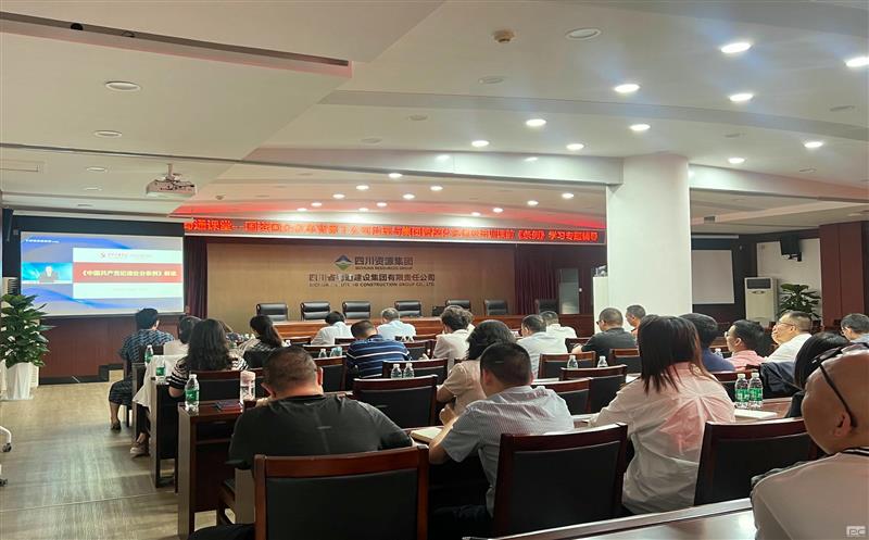 蜀通建设集团顺遂举行“国资国企刷新配景下公司治理与集团管控系统建设”培训