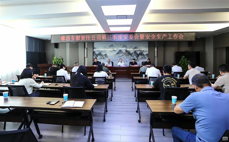 攀西公司召开2024年第三季度安委会暨清静生产事情会